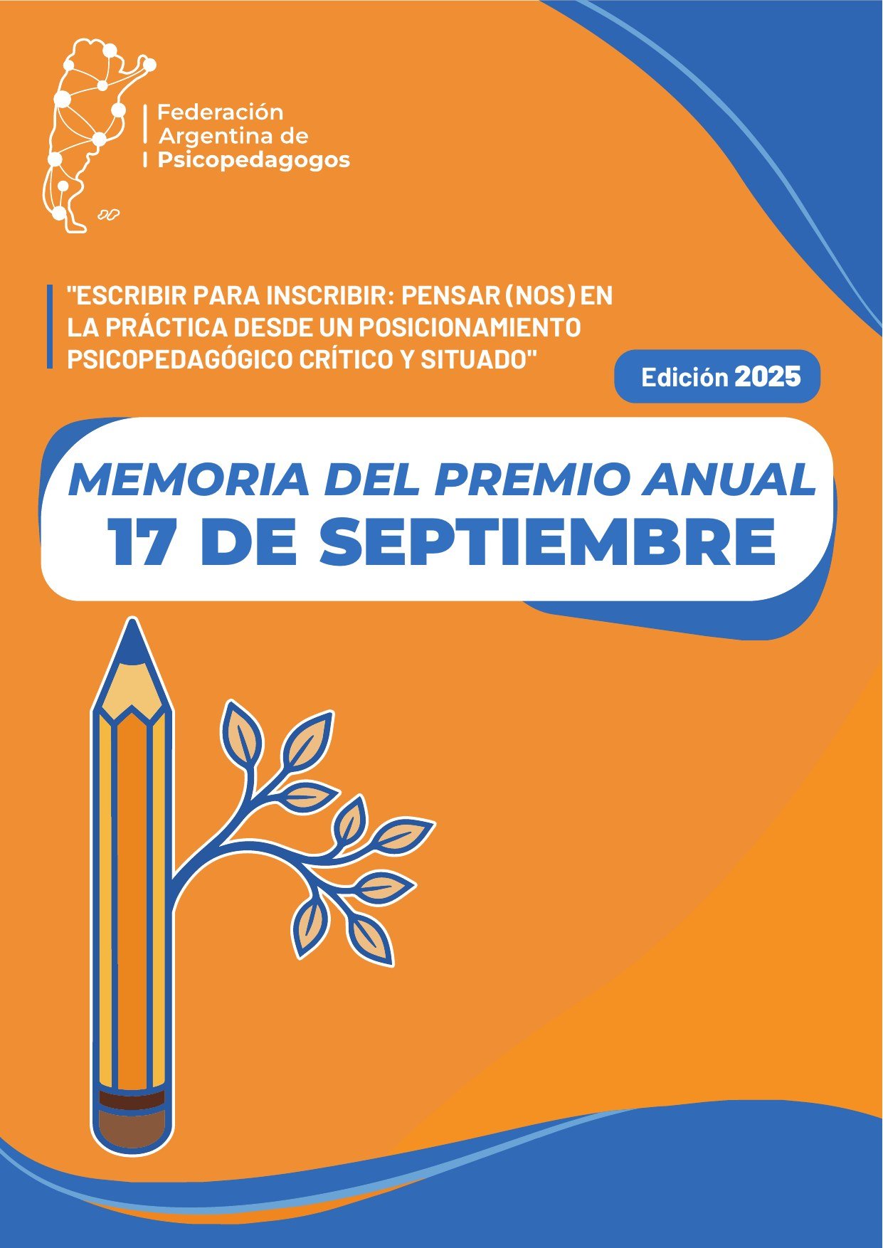 Portada de la Memoria del Premio Anual 17 de Septiembre, edición 2025